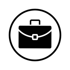 Bag , Job , Income icon design. Black vector design for web and mobile.