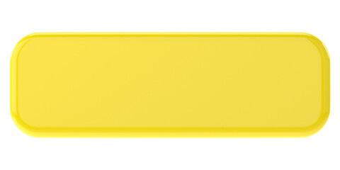 3D button. 3D illustration.