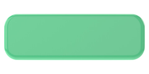 3D button. 3D illustration.