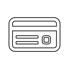 Billing, card, credit card icon design. Black vector design for web and mobile.