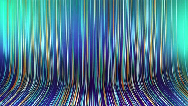 3d rendering, abstract space background, ultraviolet neon rays, glowing lines, cyber network, speed of light, space-time continuum