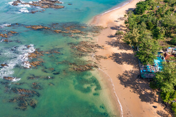 Lighthouse island on Khao Lak beach in Phang Nga province, Thailand