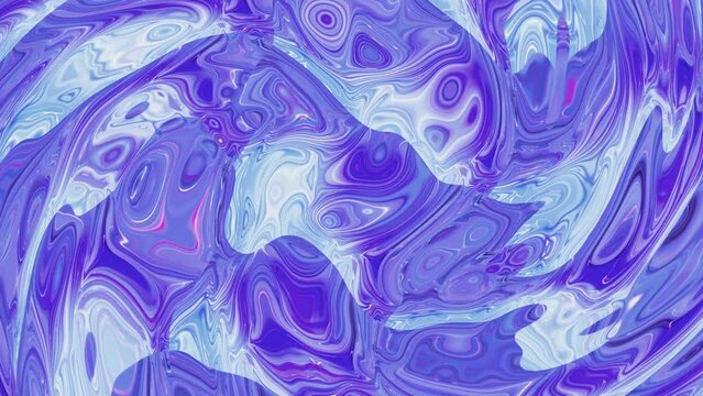 abstract Mauve , violet , blue and white  color liquid animation 