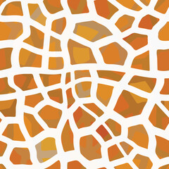Abstract modern giraffe seamless pattern. Animals trendy background. Colorful decorative vector stock illustration for print, card, postcard, fabric, textile. Modern ornament of stylized skin