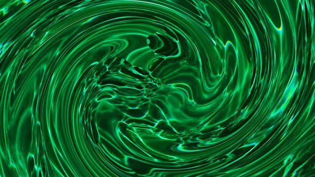 Green and mint  Color Silky Twisted Liquid Motion Animated
