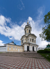 Fototapeta na wymiar The world famous Vysotsky men monastery in Serpukhov,Russia.