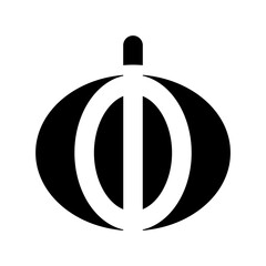 Melon Flat Vector Icon