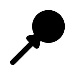 Lollipop Flat Vector Icon