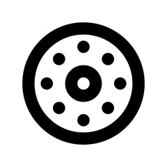 Donut Flat Vector Icon