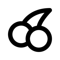 Cherry Flat Vector Icon