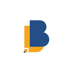 Letter bb logo simple fonts lettering