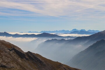 Montagne vers col Agnel- Hautes-Alpes