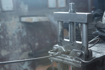 production of steel sling by braiding method