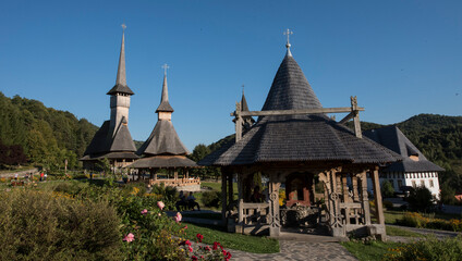Fototapeta premium Barsana Orthodox Monastery from Maramures 86