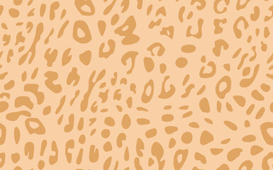 Abstract modern leopard seamless pattern. Animals trendy background. Color decorative vector stock illustration for print, card, postcard, fabric, textile. Modern ornament of stylized skin