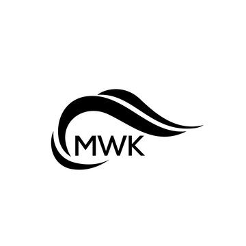 MWK letter logo. MWK blue image. MWK Monogram logo design for entrepreneur and business. MWK best icon.
