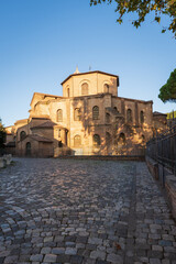 Fototapeta premium Basilica di San Vitale, one of the most important examples of early Christian Byzantine art in western Europe,built in 547, Ravenna, Emilia-Romagna, Italy