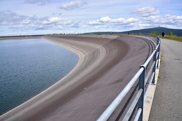 Dlouhe Strane Hydro Power Plant, upper reservoir, pumped storage plant