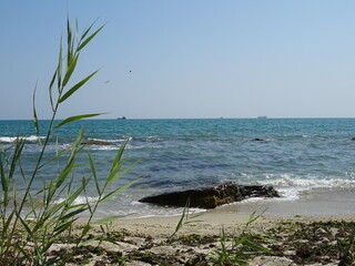 Nice summer view from Varna in Bulgaria 