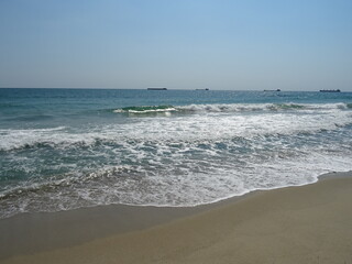 Nice summer view from Varna in Bulgaria 