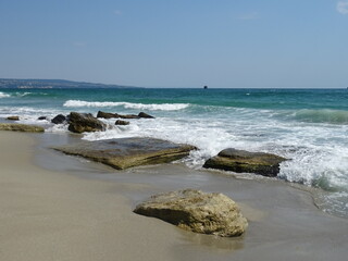 Nice summer view from Varna in Bulgaria 