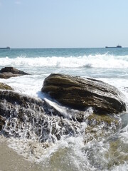 Nice summer view from Varna in Bulgaria 