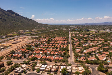 Real estate in Oro Valley, suburb of Tucson, Arizona, USA. 