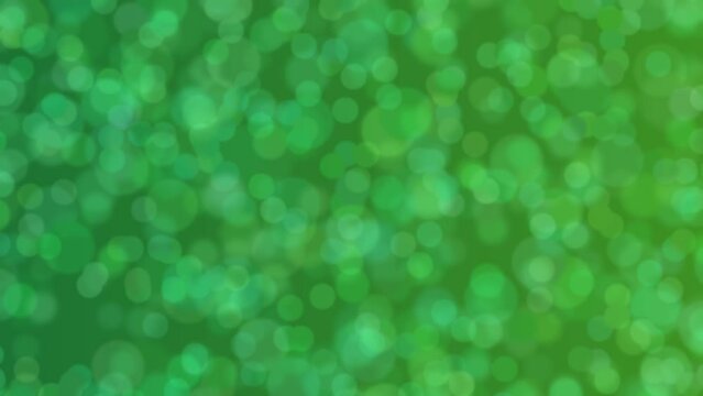 Motion graphics. Abstract background with bokeh. Soft light defocused spots