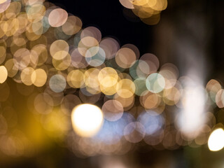 flare, lumieres floues decor couleur, boules de lumiere