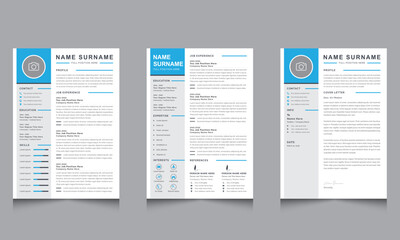 Creative Resume Resume and Cover Letter Layout, cv Template, Modern Design
