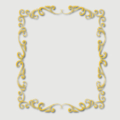Frame, in the style of an ornament, Vector illustration eps 10, Art.