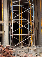 Fototapeta premium Residential building under construction in Africa