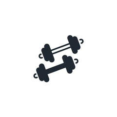 dumbbell icons  symbol vector elements for infographic web