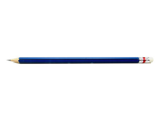 Black wooden pencil , black pattern used in writing of all kinds isolated on white background.