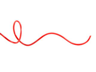 shape or force wire cable of usb and adapter into a curve or angle.isolated on white background.Electronic Connector.Selection focus.