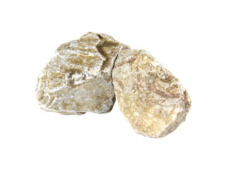Obraz premium one rock isolated on white background.