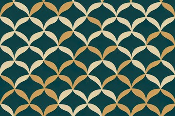 Fototapeta premium 2d seamless pattern. Irregular abstract grid texture. Free hand drawn trellis.