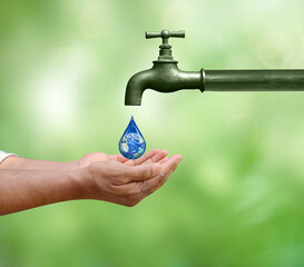 global handwashing day 3d concept background, world handwashing day, handwashing day, washing hand is on water drop