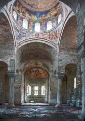 frescos of hagia sophia museum, trabzon