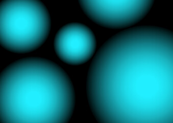 Abstract fluid liquid circles hologram colored background. Three-dimensional spheres. Creative minimalistic trendy gradient template for brochure cover, flyer, poster, web banner. Vector