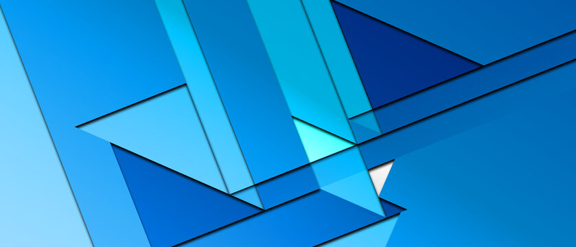  Modern Blue Absract Arrow Background