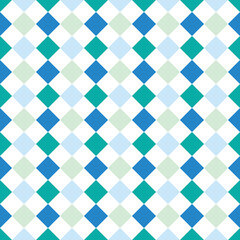 Seamless texture background turquoise and blue color, Geometric shape texture