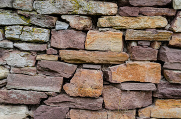 pattern gray color of modern style design decorative uneven cracked real stone wall surface