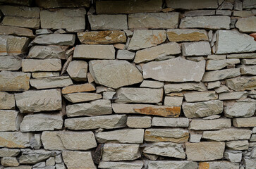 pattern gray color of modern style design decorative uneven cracked real stone wall surface