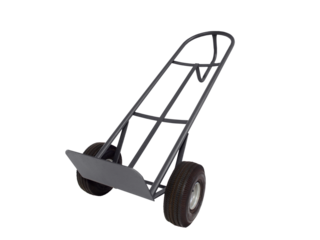 Empty moving dolly hand truck isolated.