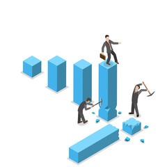 Business wars isometric flat  concept.