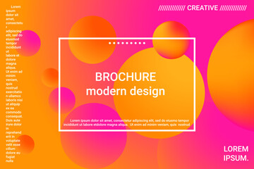 Abstract geometric texture. 3d ball shape gradients for decoration design.