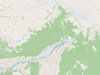 Arunachal Pradesh, India. OSM. No legend