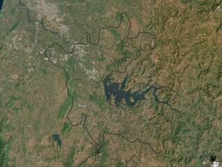 Dadra and Nagar Haveli, India. Low-res satellite. No legend