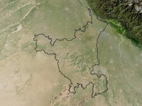 Haryana, India. Low-res satellite. No legend
